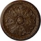Ekena Millwork Washington Ceiling Medallion (Fits Canopies up to 2 7/8"), 17 1/8"OD x 1 1/2"P, Root Beer Crackle CM17WARBC - alternate 1